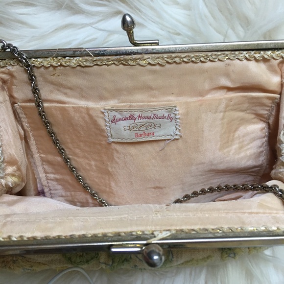 🌼1950s embroidered purse🌸 - Picture 4 of 4